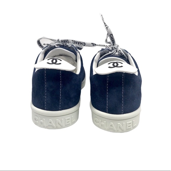 Chanel Cruise Suede Calfskin Low Top Sneakers - Picture 4 of 9